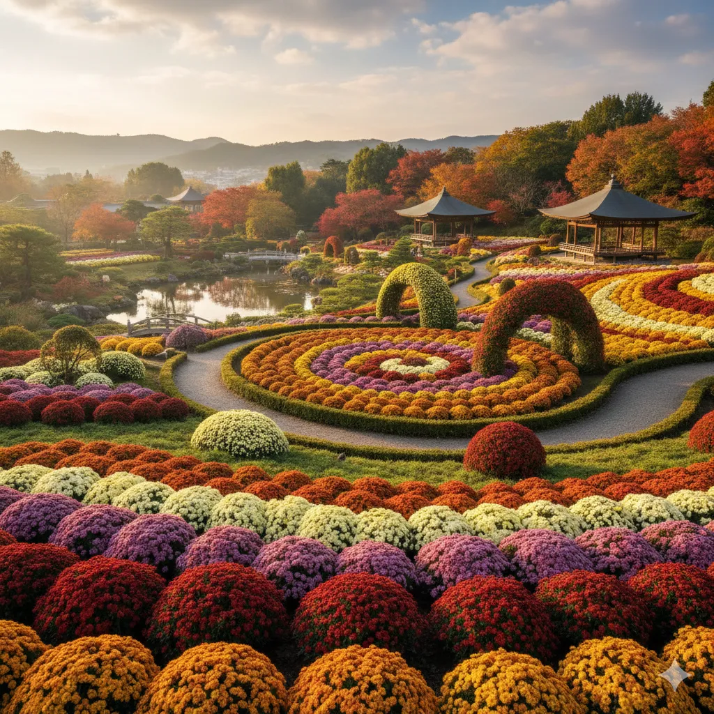 Chrysanthemum seasonal display