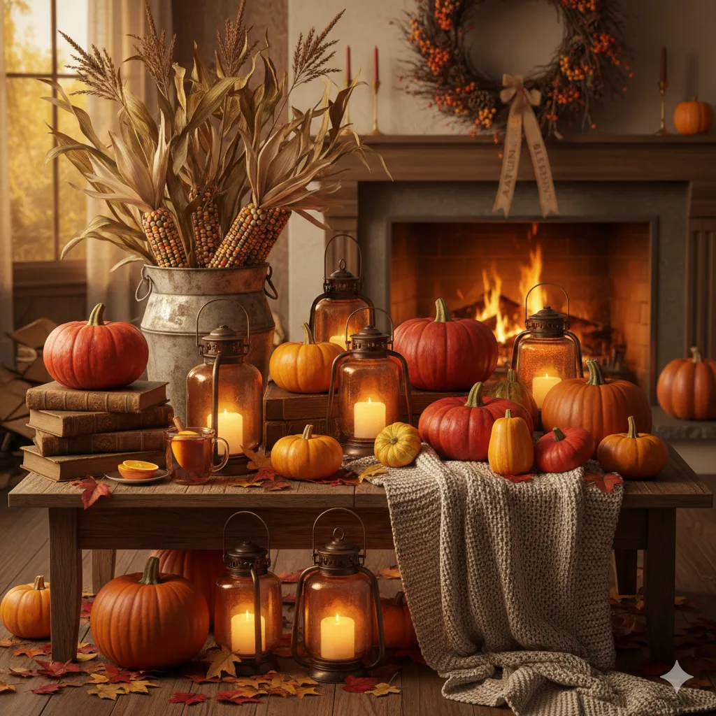 Autumn Warmth Display